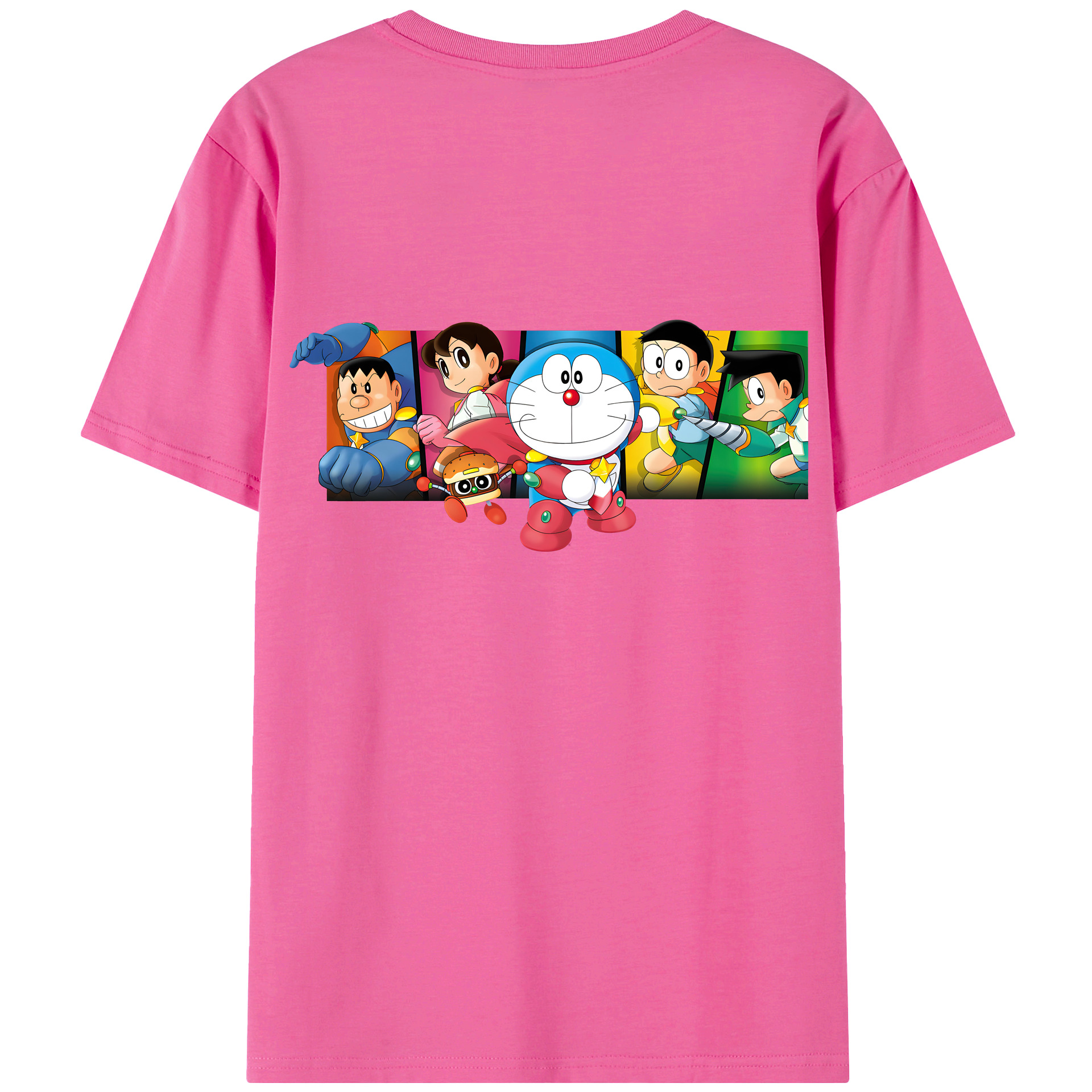 （画像用） ドラえもん Doraemon レディース半袖Tシャツ(バックプリント)